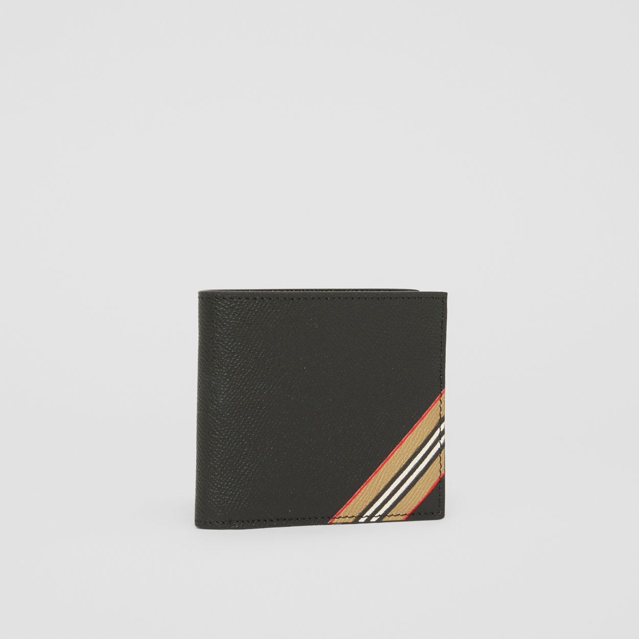 Icon Stripe Leather International Bifold Coin Wallet - 5