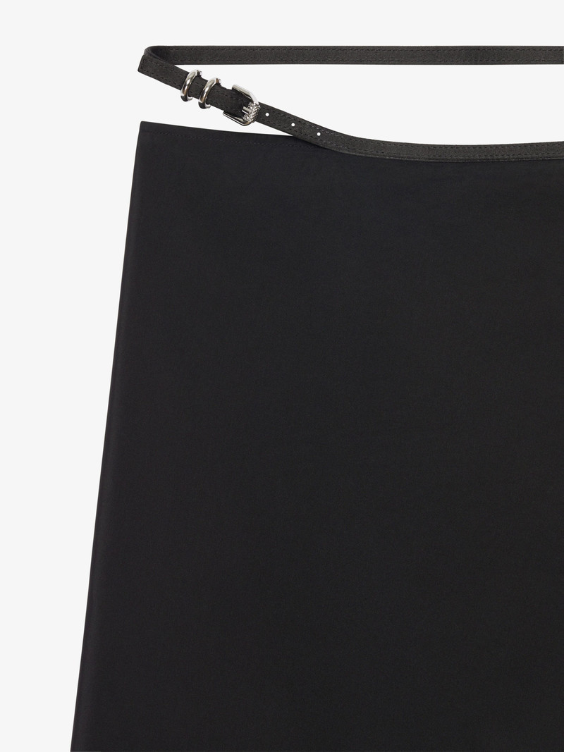 VOYOU WRAP SKIRT IN COTTON TAFFETAS 5