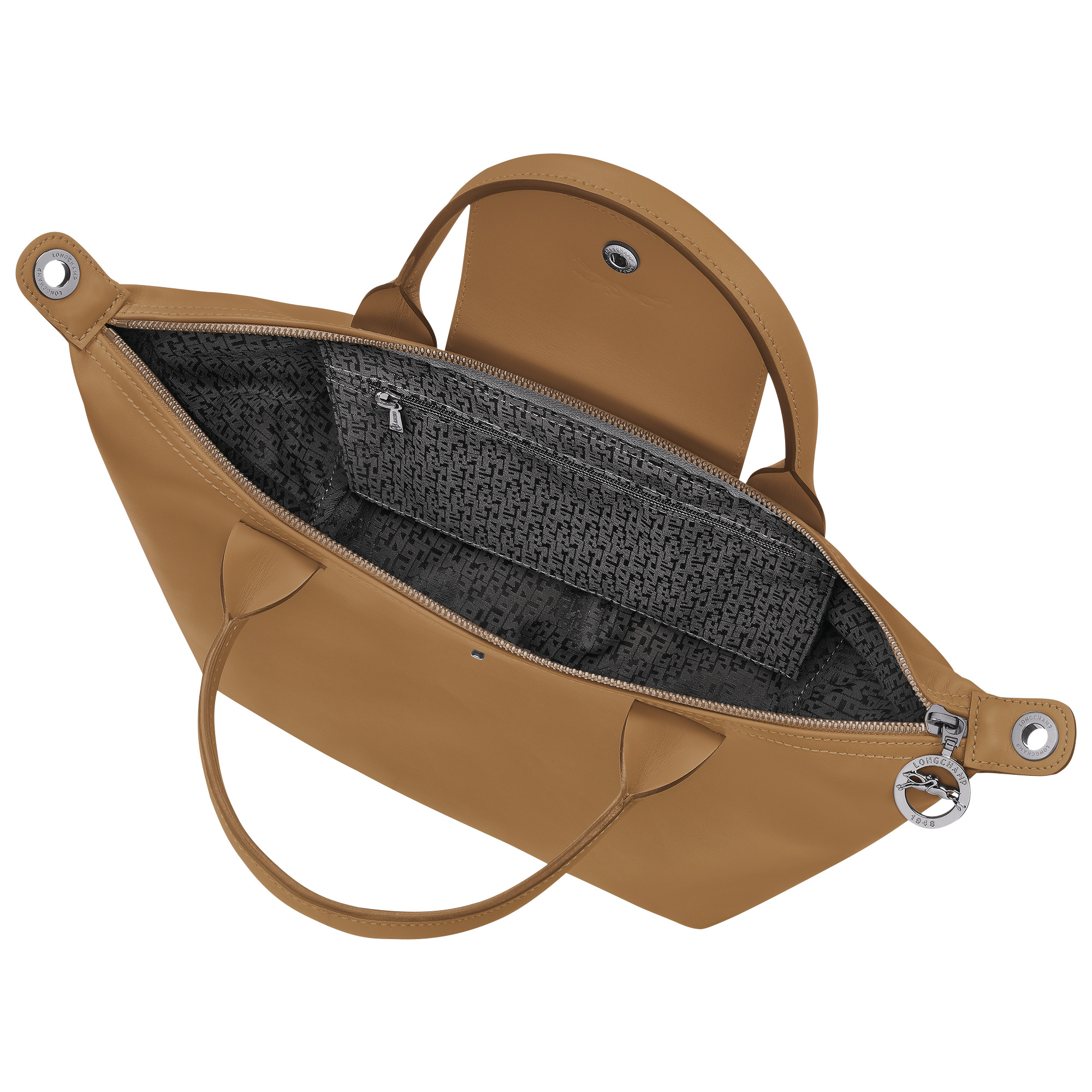 Le Pliage Xtra S Handbag Tobacco - Leather - 4