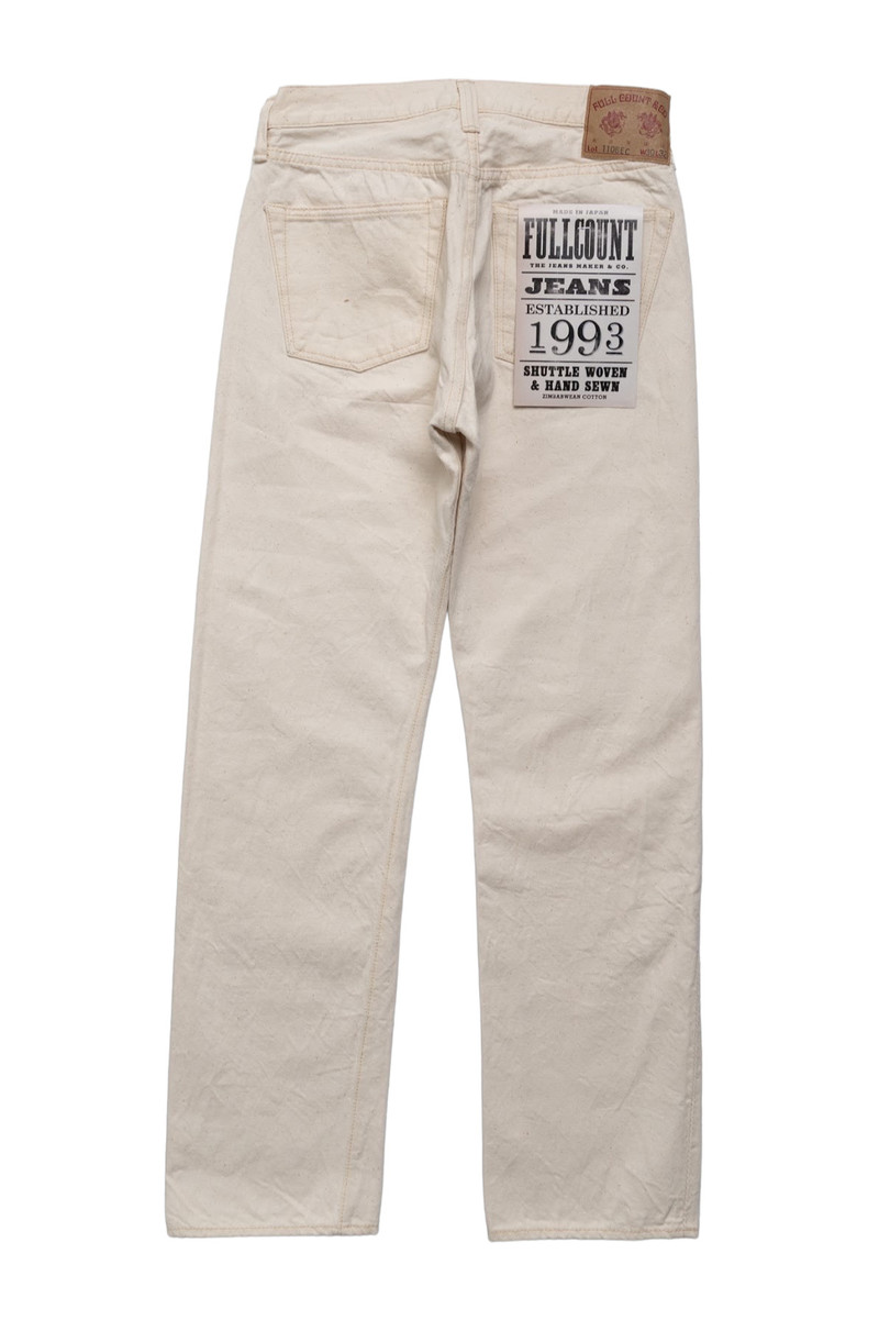 FULLCOUNT 1108EC Slim Straight - Ecru outlook