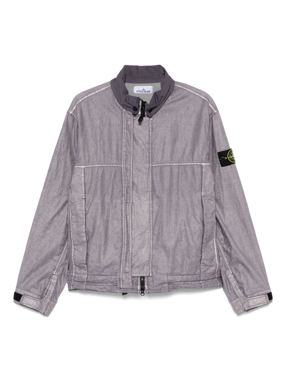 plated-ovd linen jacket - 1