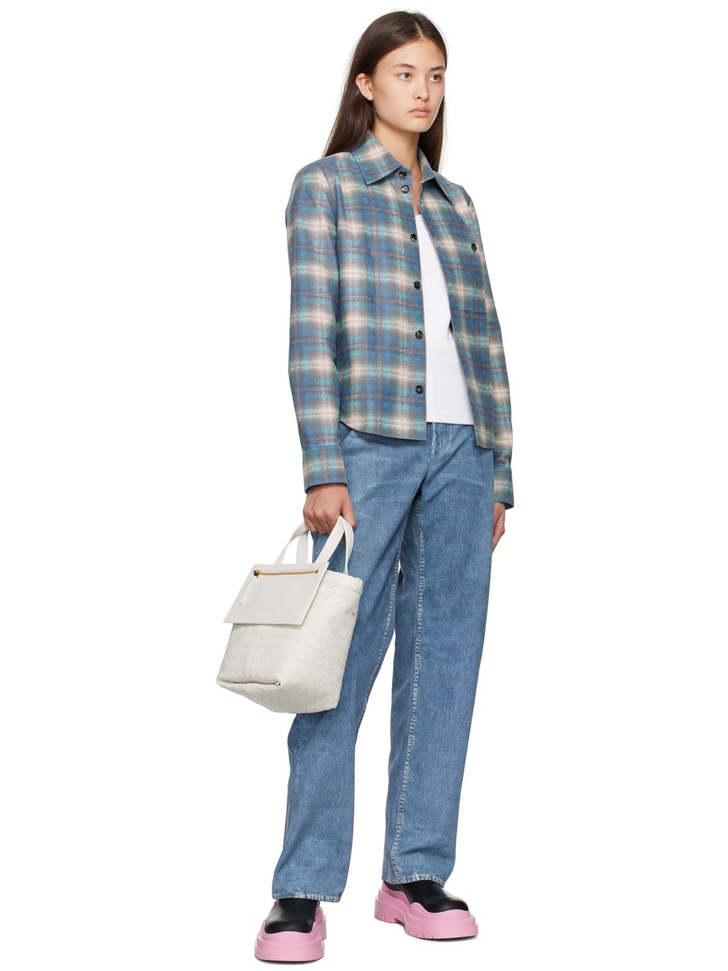 White Small Flip Flap Bag - 4