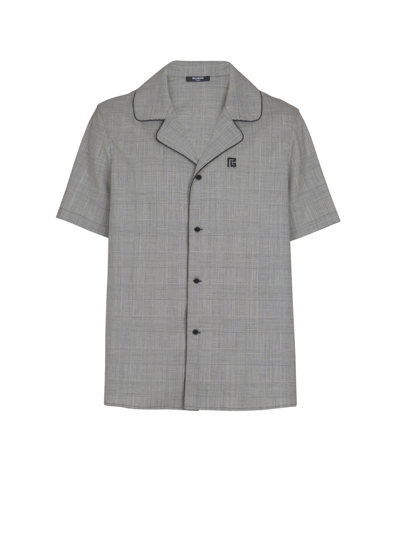 Short-sleeved Prince of Wales shirt 1