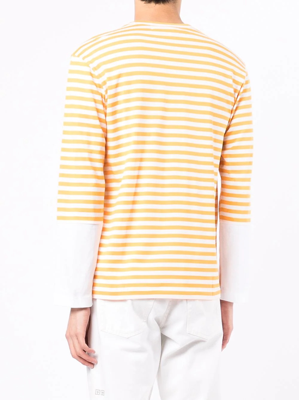 striped long-sleeve T-shirt - 4