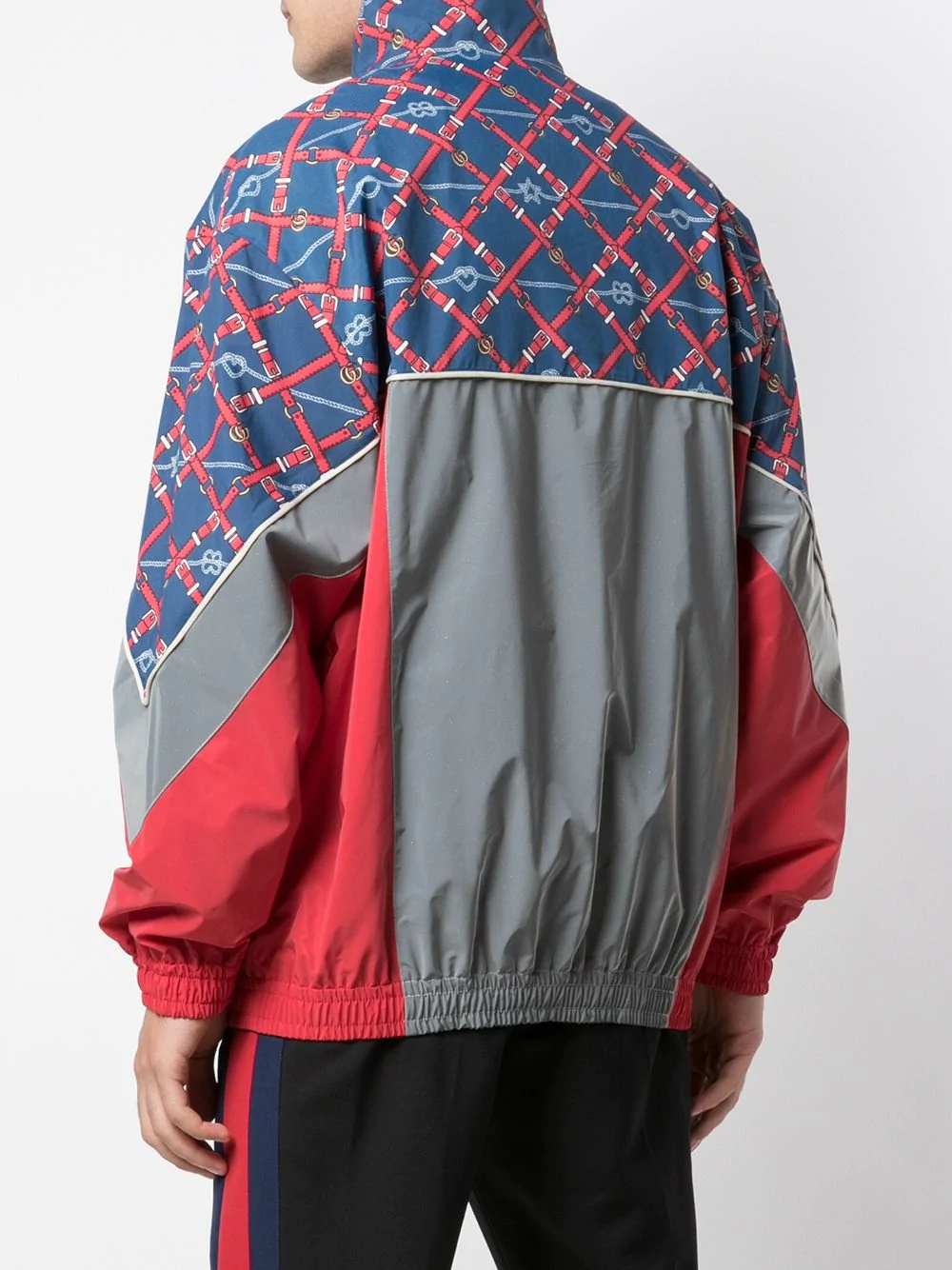 graphic print sports jacket - 4