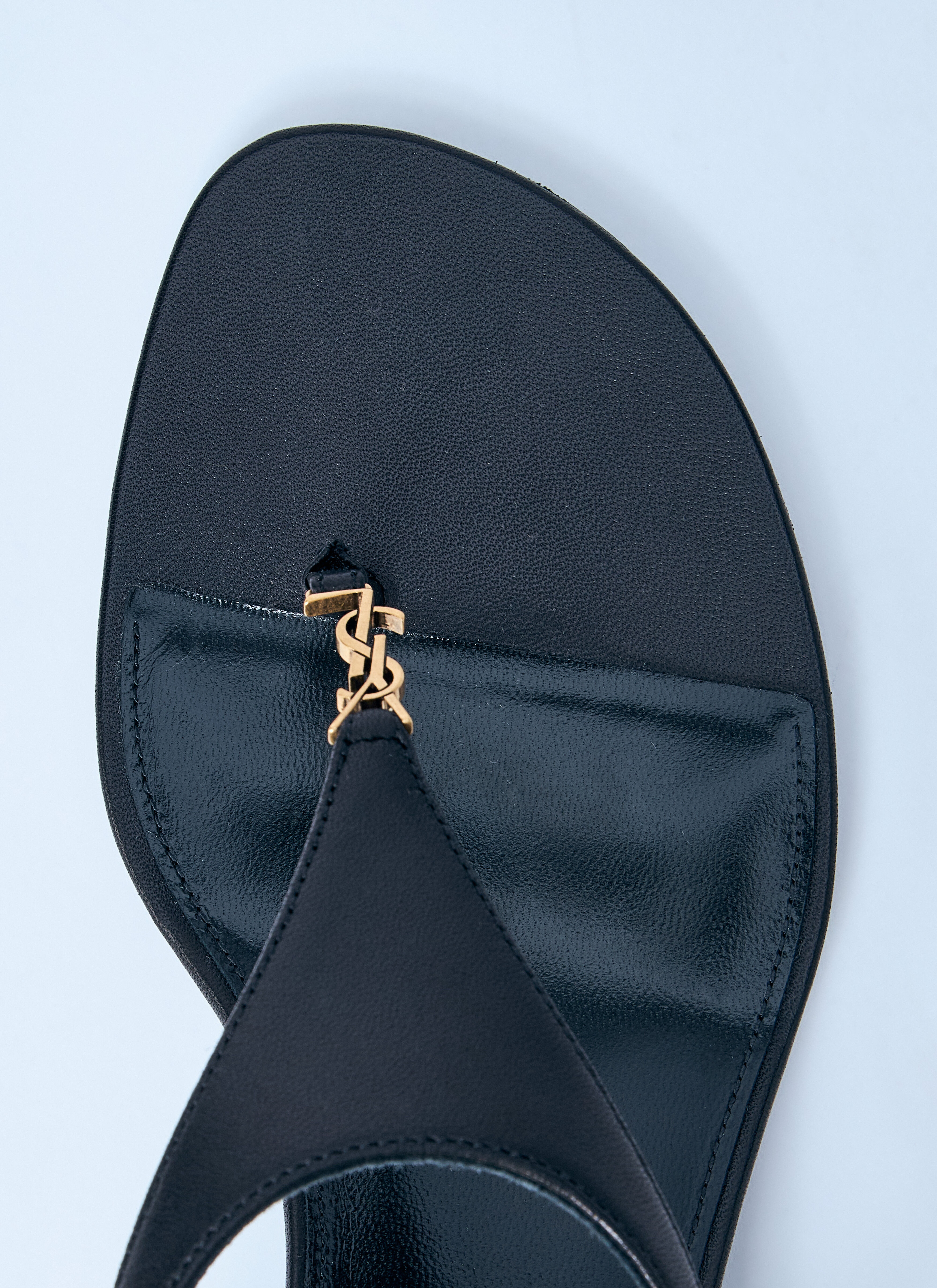 Logo Motif Wedge Sandals - 6