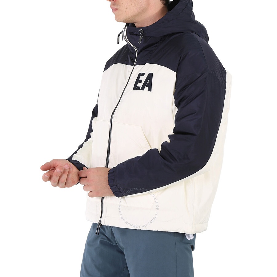 Emporio Armani Men's EA Logo Nylon Down Jacket - 5