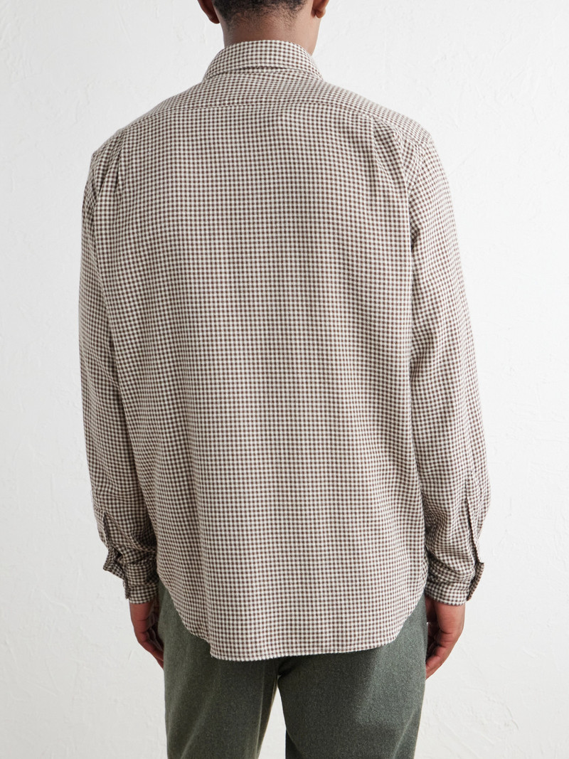 Paul Striped Cotton-Gabardine Shirt 4