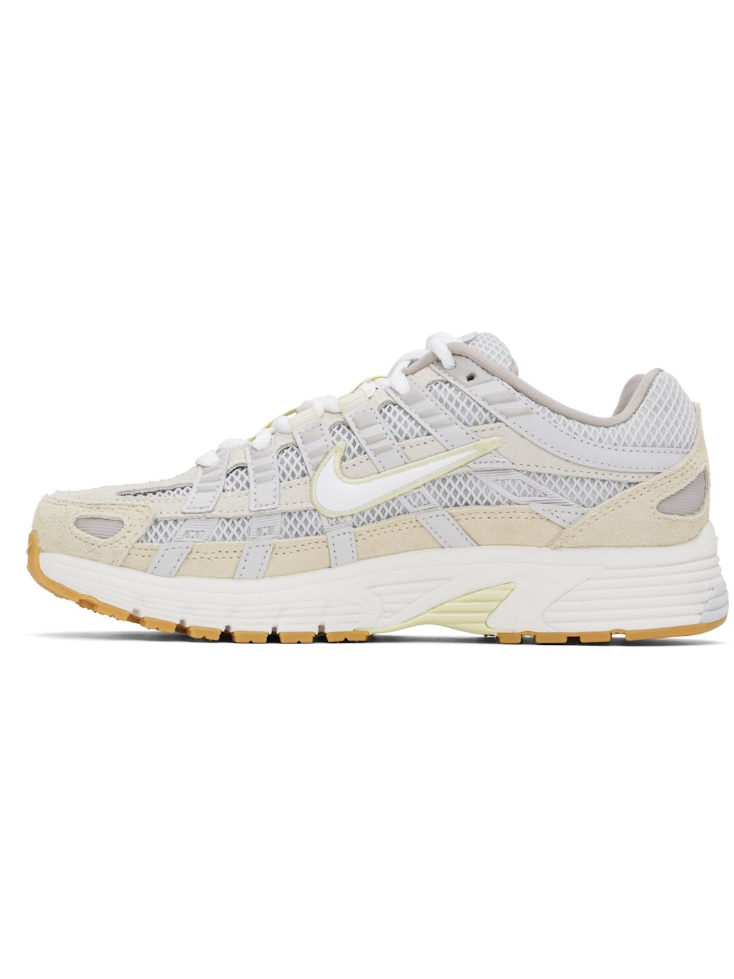 White & Gray P-6000 Sneakers - 3