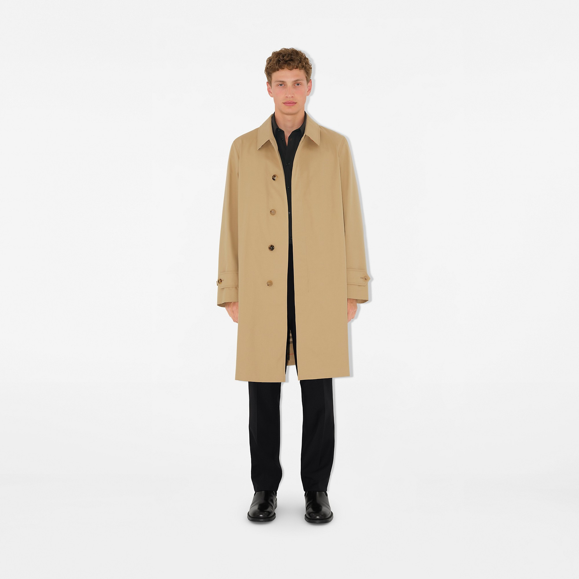 Burberry Long Gabardine Car Coat - 80957681 | REVERSIBLE