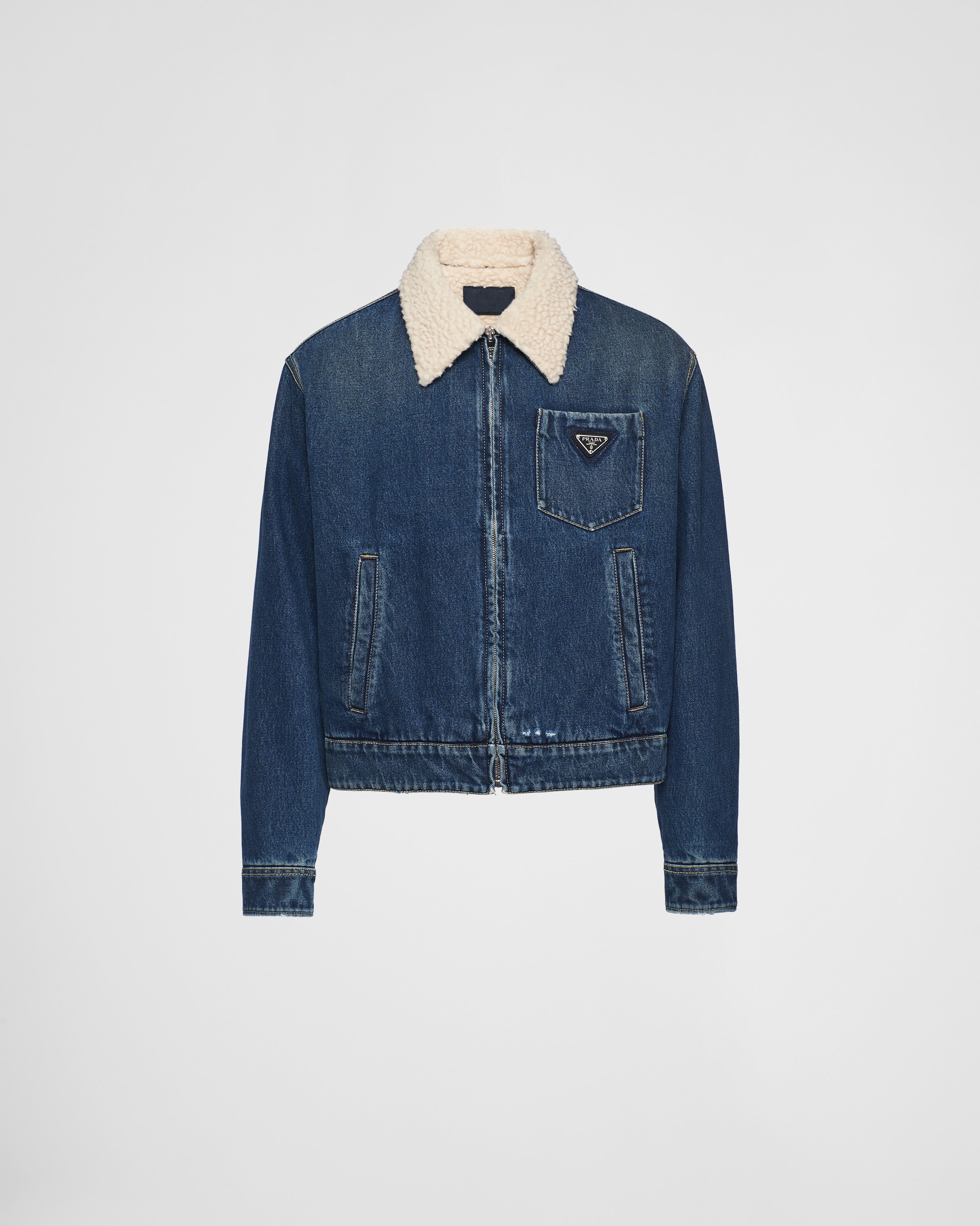 Prada Denim blouson jacket - Blue