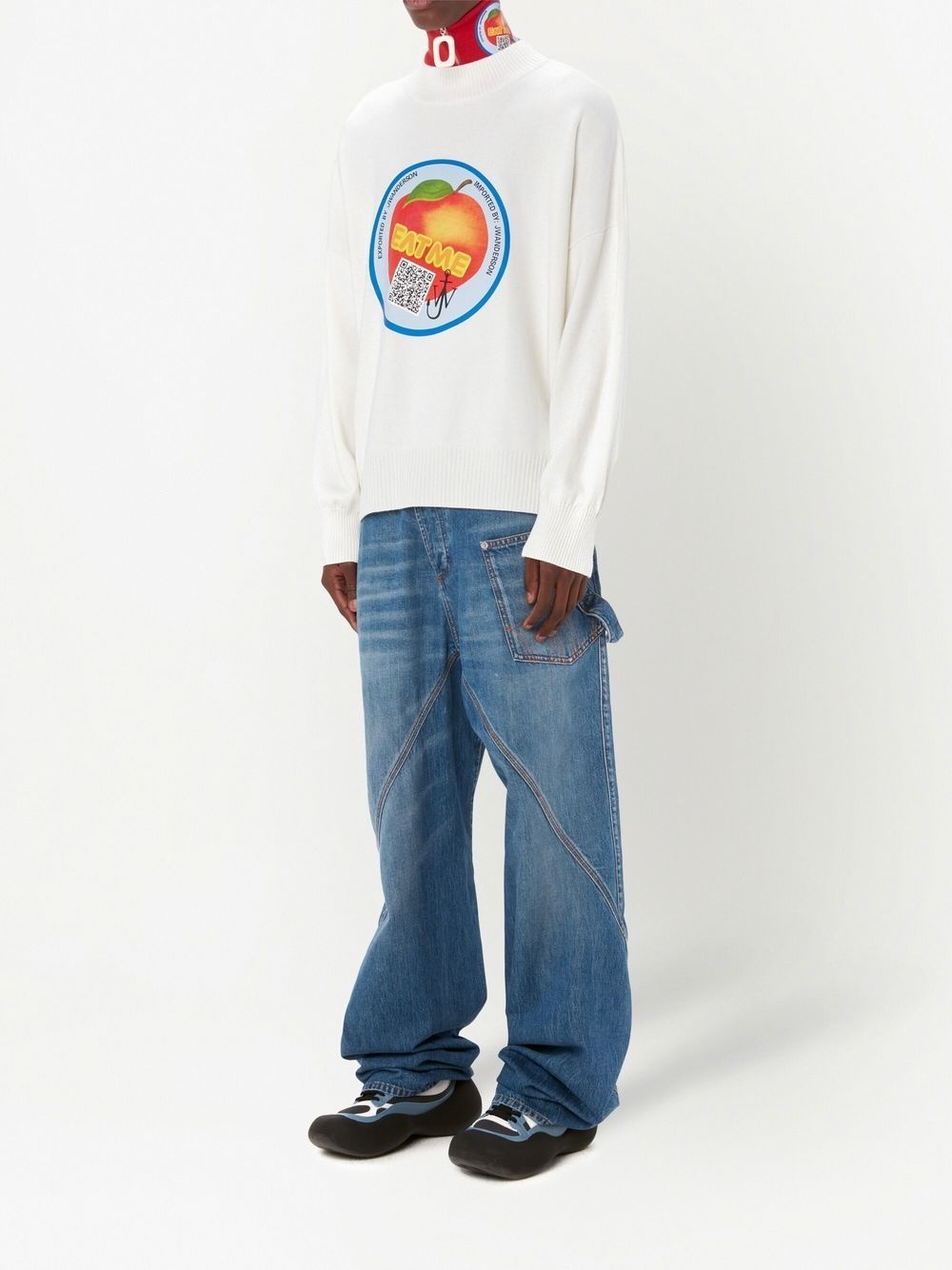 Eat Me print knit jumper - 3