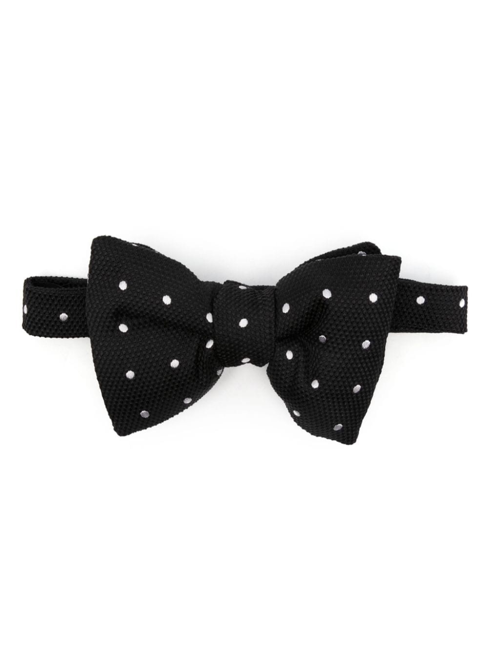 polka-dot padded bow tie - 1