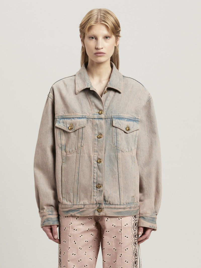 Overdye Logo Denim Jacket 3