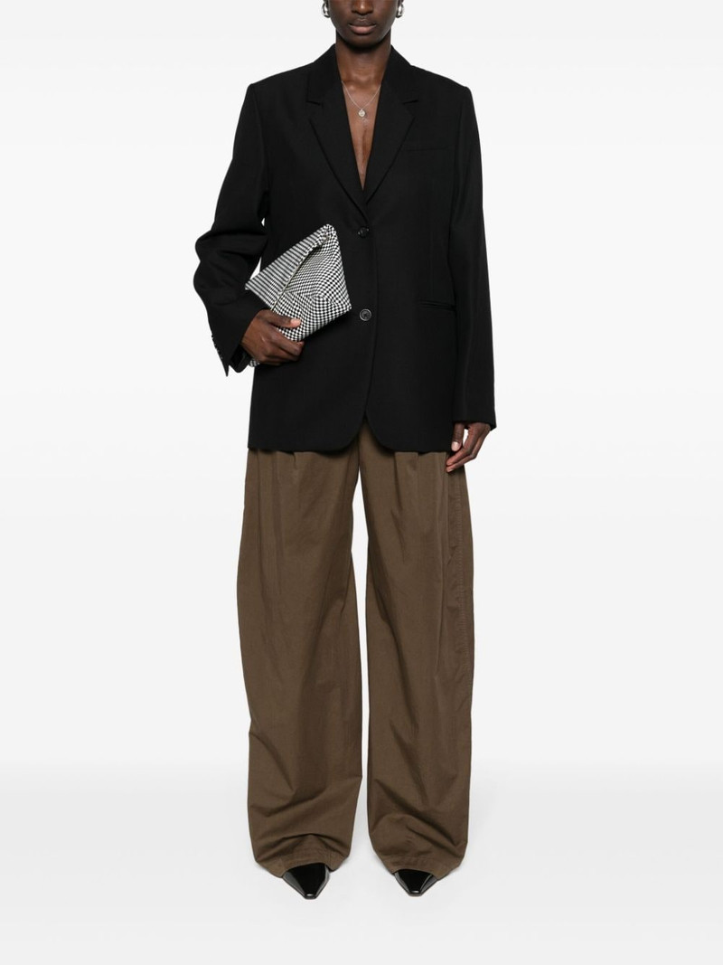 Totême notched-lapels single-breasted blazer outlook
