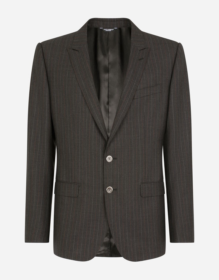 Pinstripe wool Martini-fit suit - 3