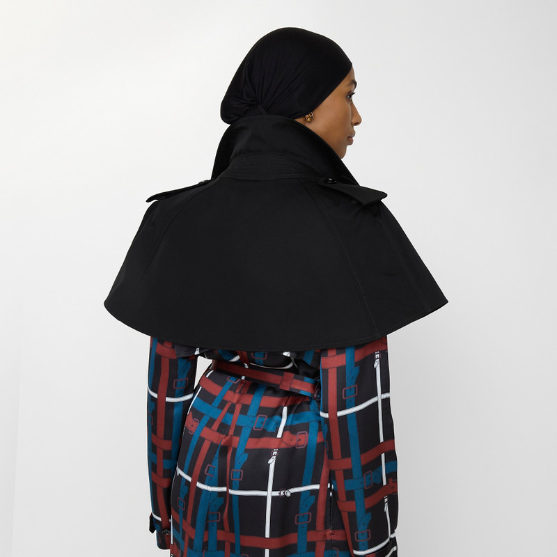 Gabardine Trench Capelet 3