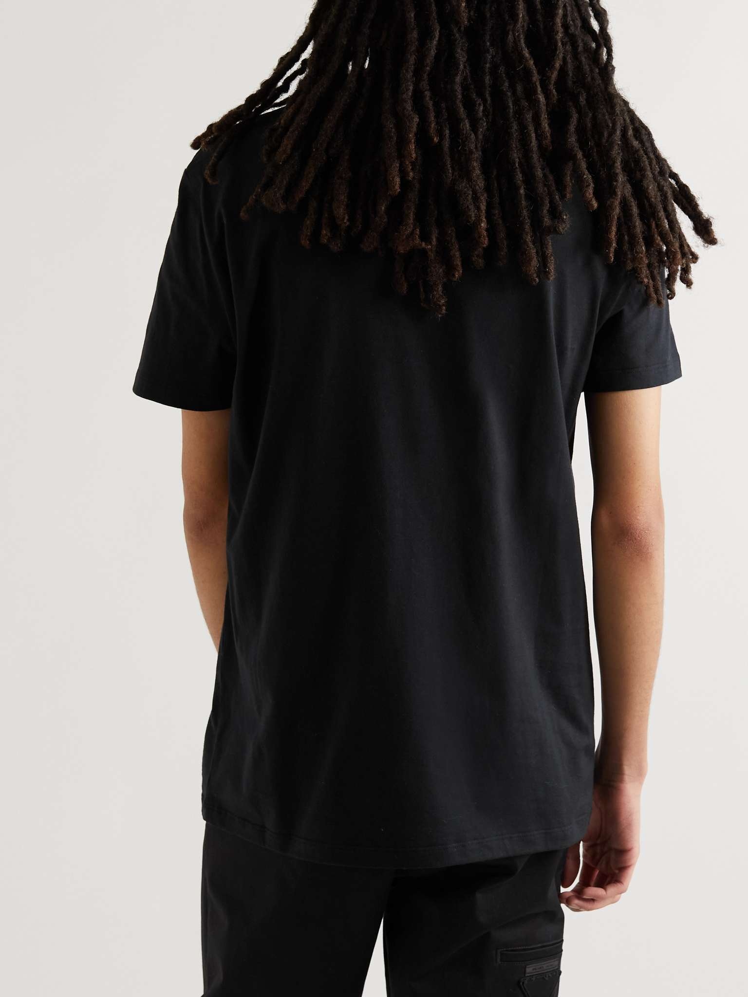 Printed Cotton-Jersey T-Shirt - 4