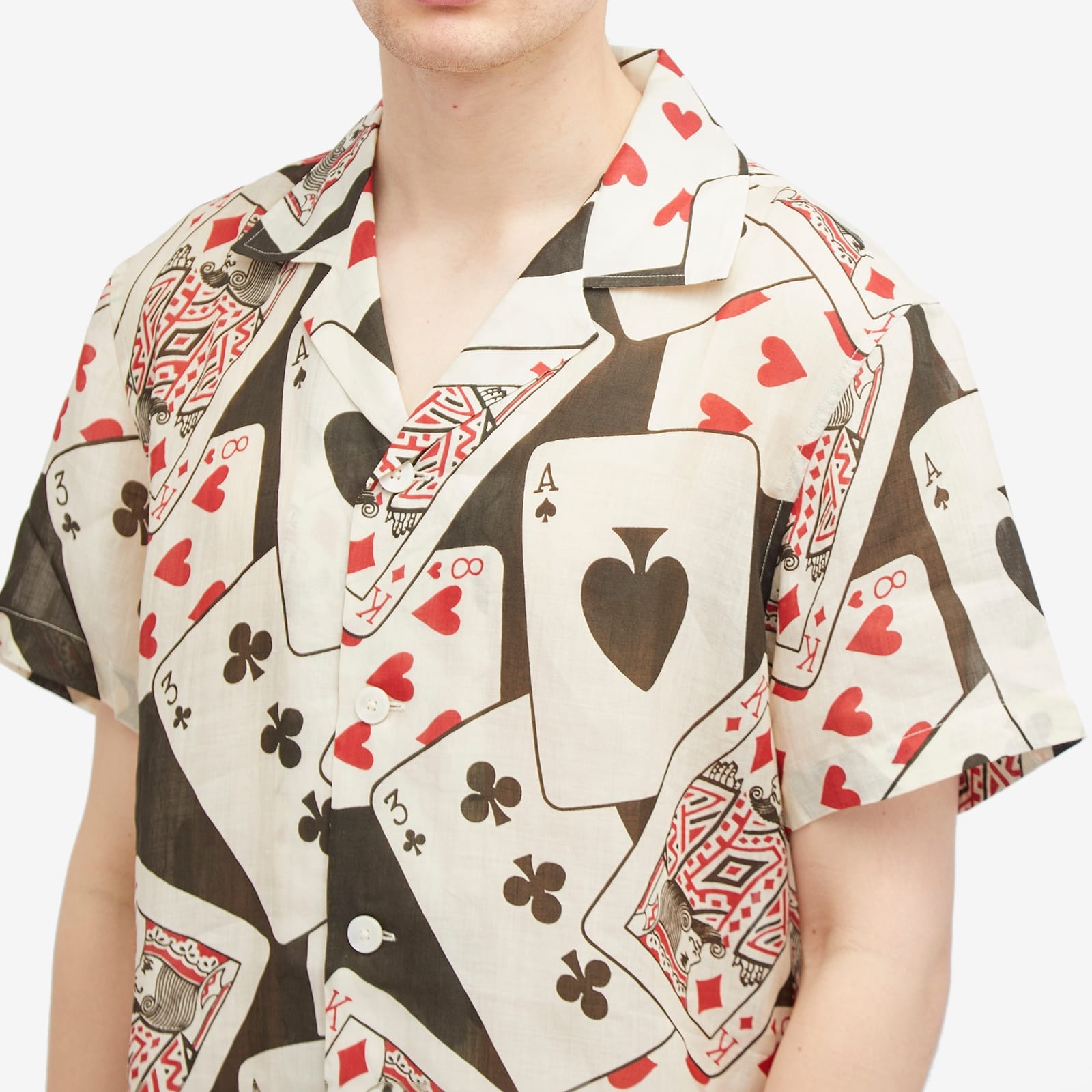 BODE Ace Of Spades Vacation Shirt - 5