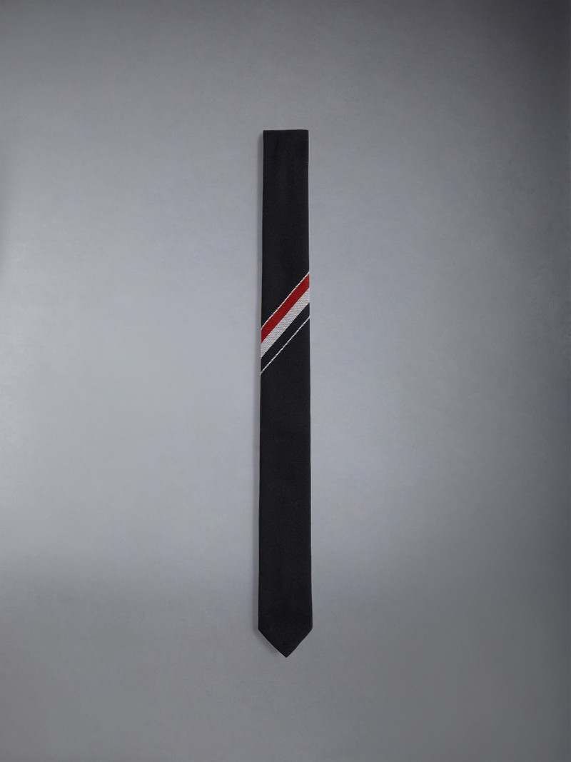 TWILL WOOL STRIPE TIE 1