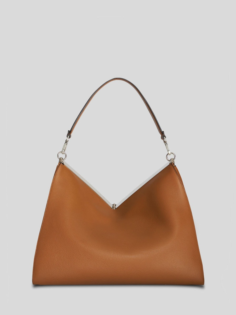 LARGE LEATHER VELA BAG 4