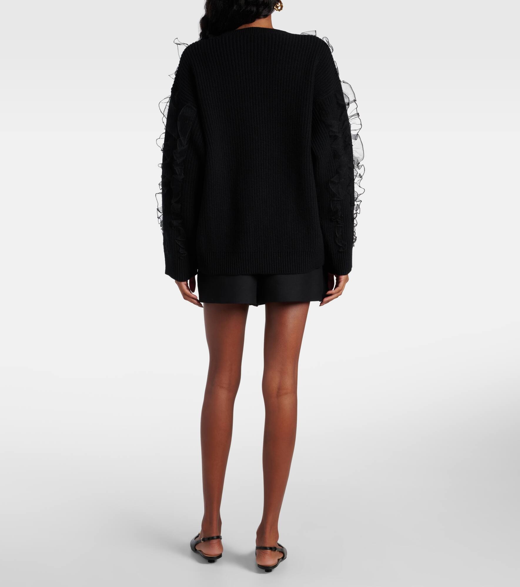 Embroidered wool sweater - 3