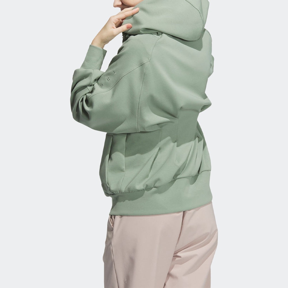 (WMNS) adidas Premium Knit Jacket 'Green' IK4292 - 3