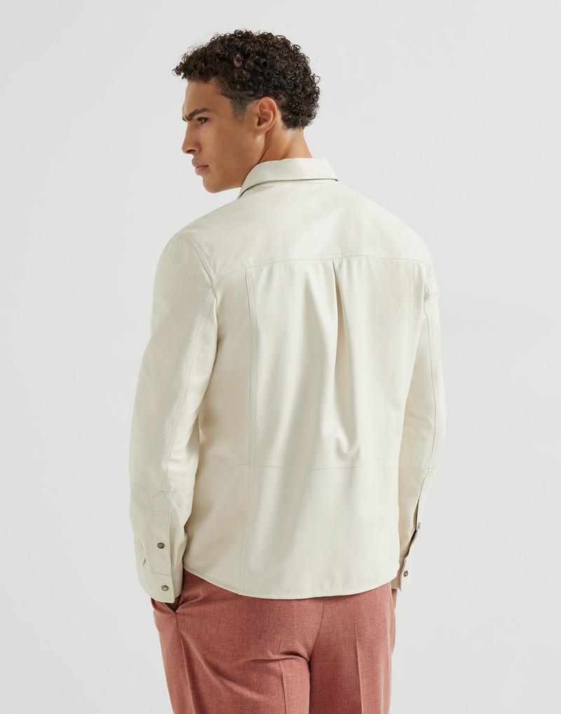 Calfskin overshirt 3