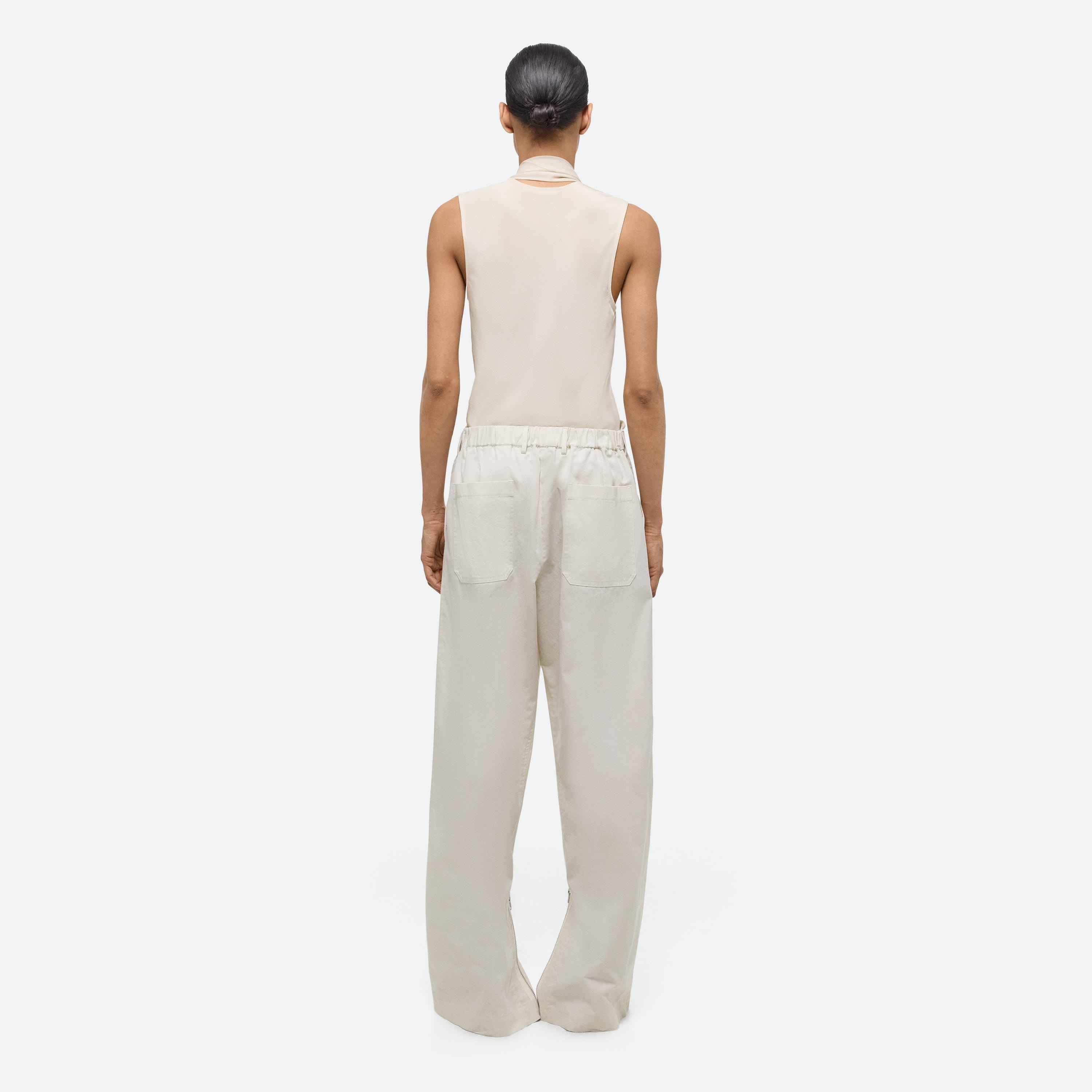 WIDE LEG GUSSET PANTS - 5