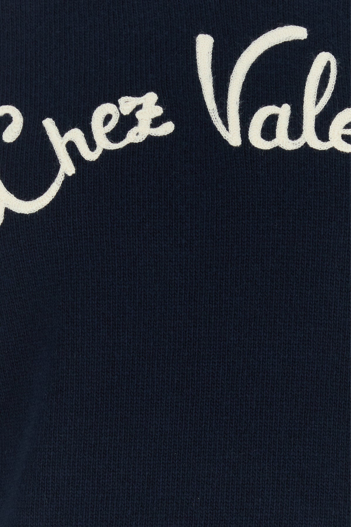 Navy blue wool sweater - 3
