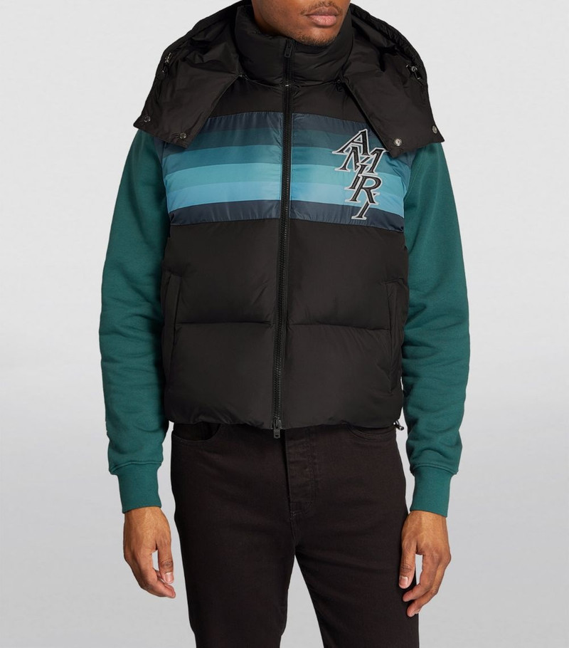 Staggered Logo Puffer Jacket 3