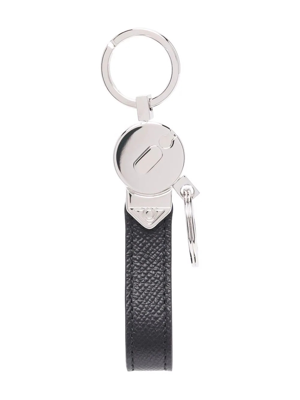 textured double keyring - 1