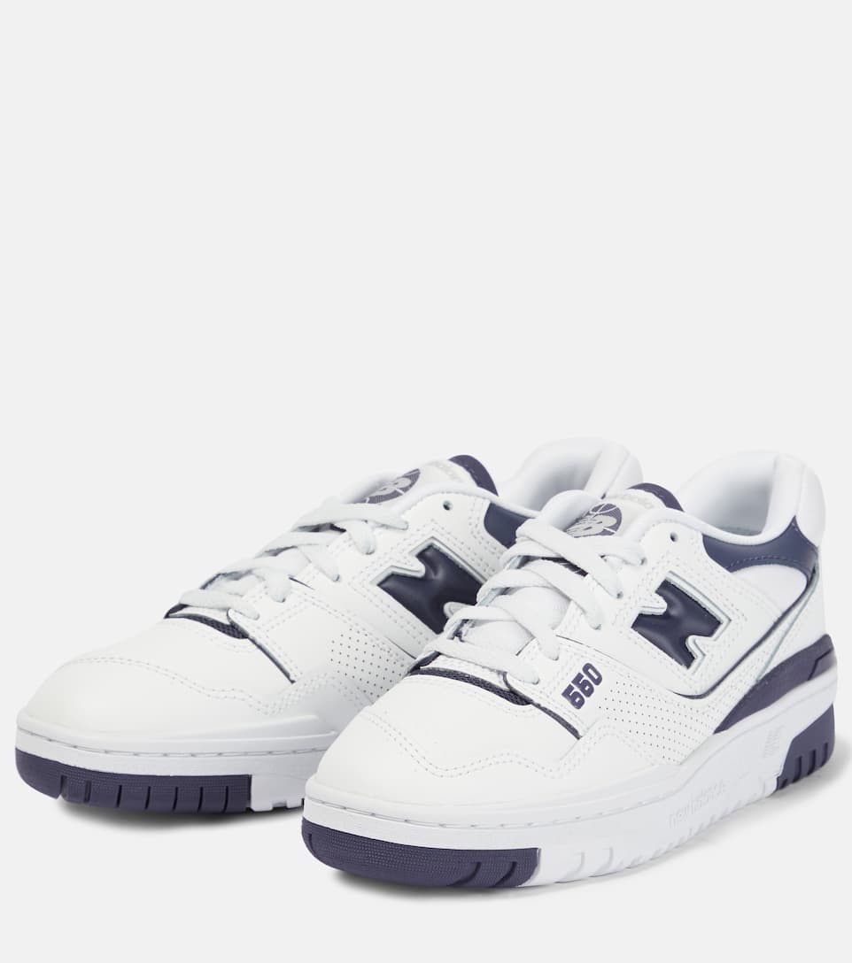 550 leather sneakers - 5