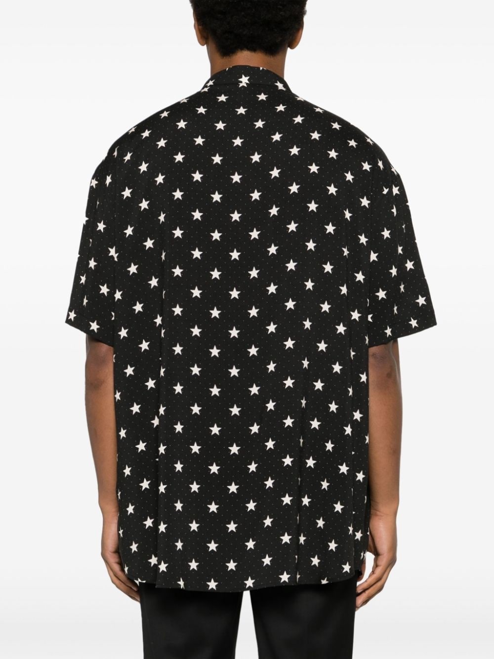 Star-print shirt - 4