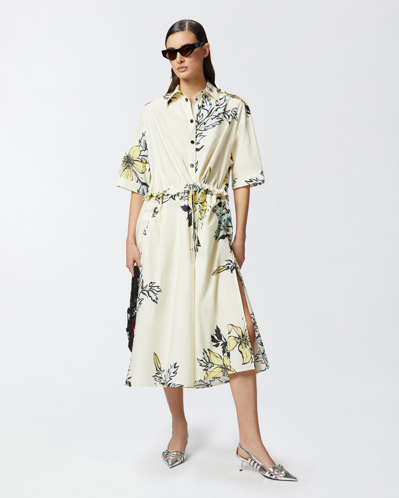 PINKO FLORAL PRINT SHIRT DRESS outlook