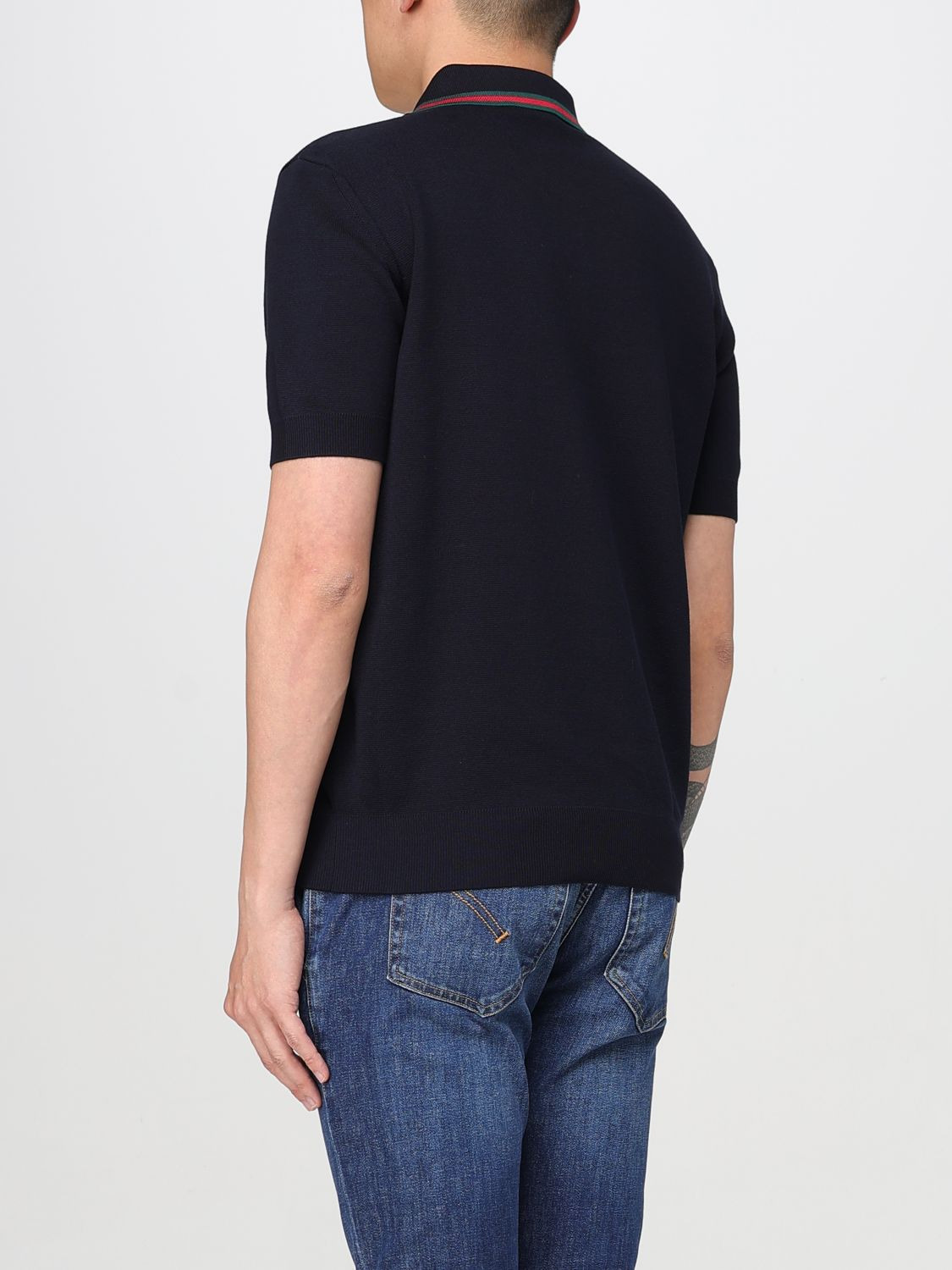 Gucci Polo Shirt Men Navy - 3
