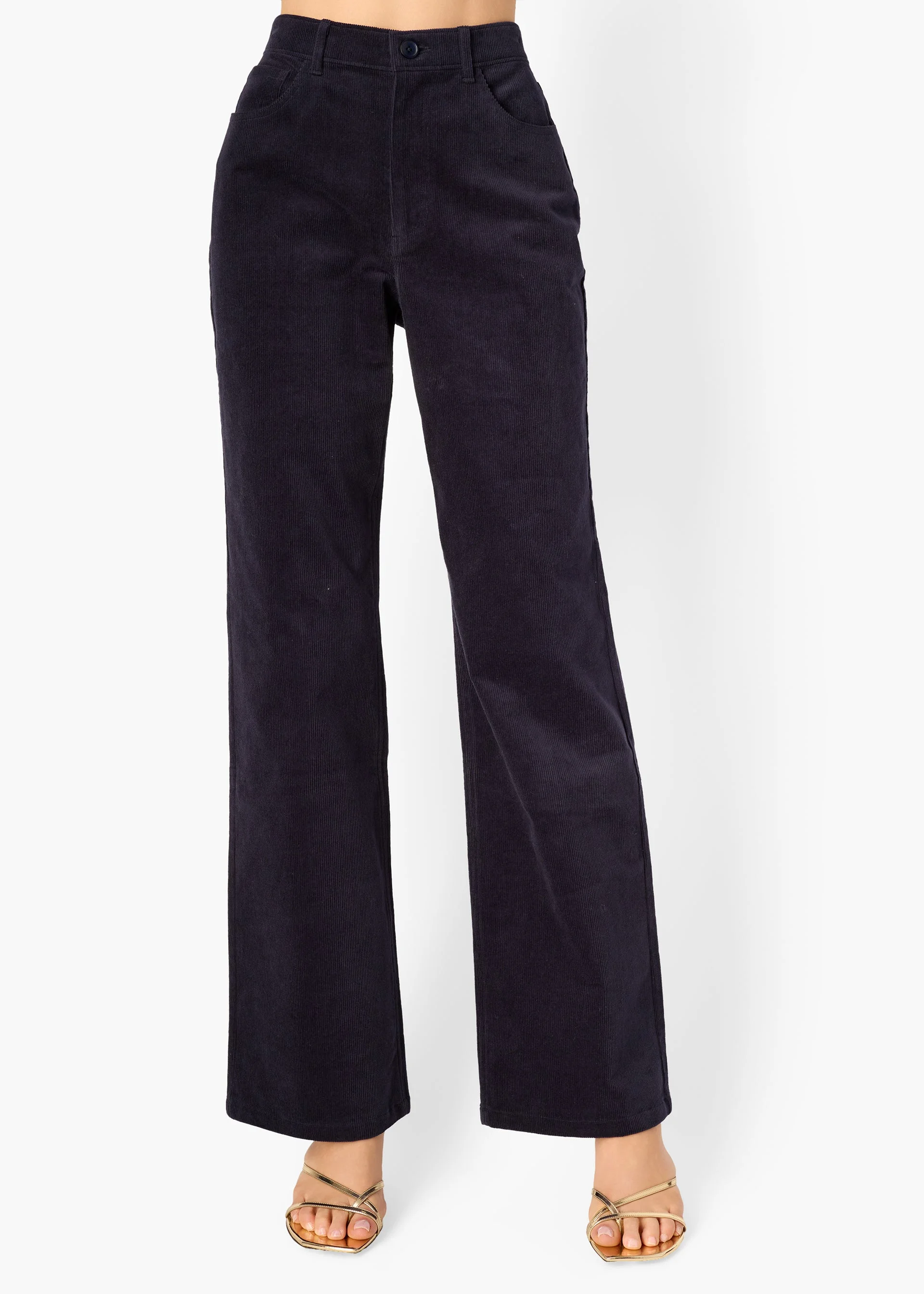 ZENOBIA CORDUROY PANT NAVY - 1