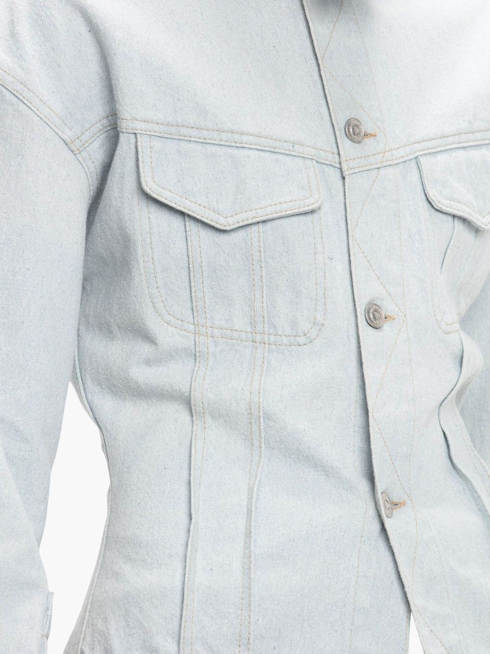 Sculptural denim jacket - 5