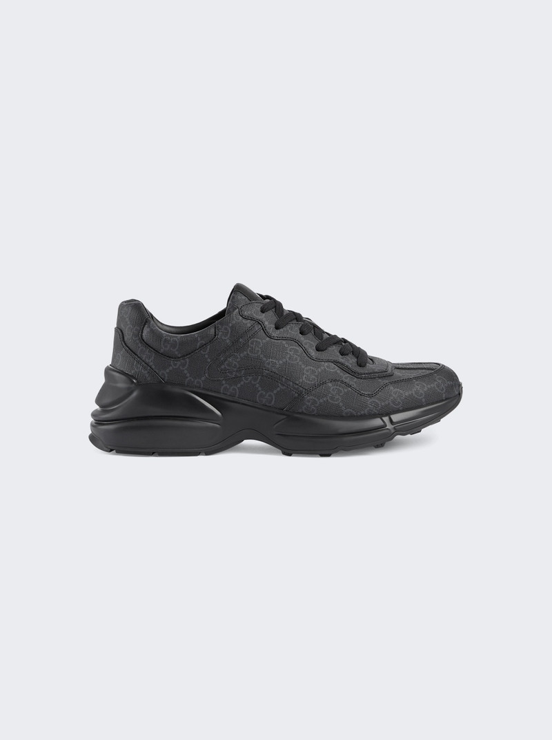 Rhyton Sneakers Black Canvas - 1