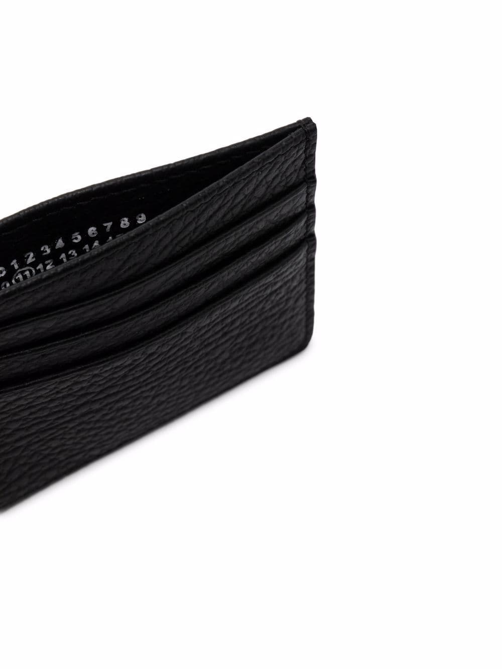 pebbled-effect asymmetric cardholder - 3