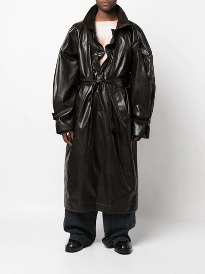 Y/Project drop shoulder oversized trench coat outlook