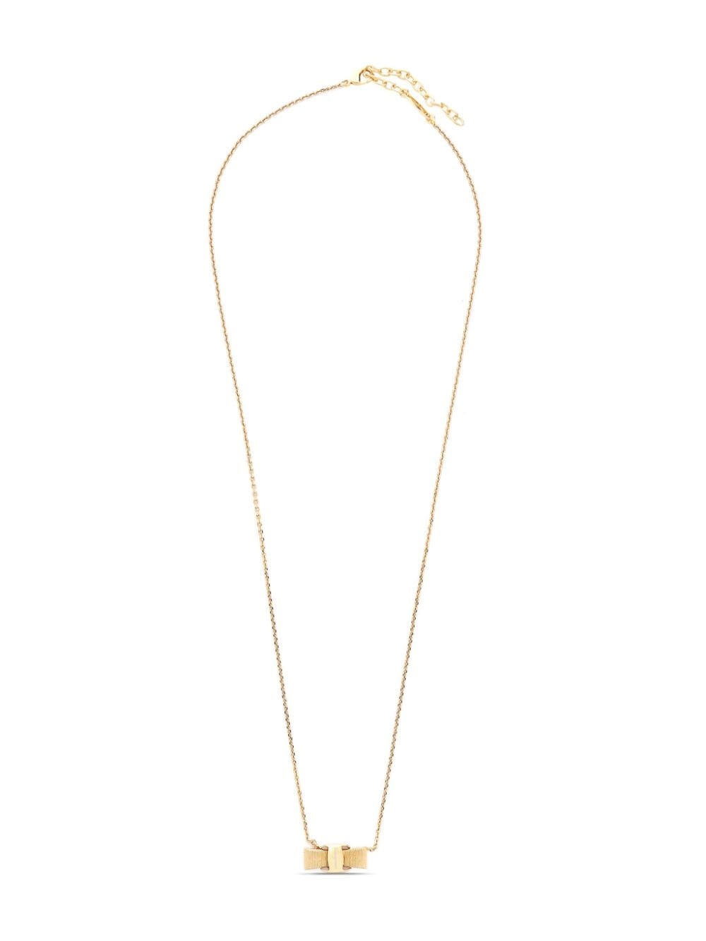 Vera bow-pendant necklace - 2