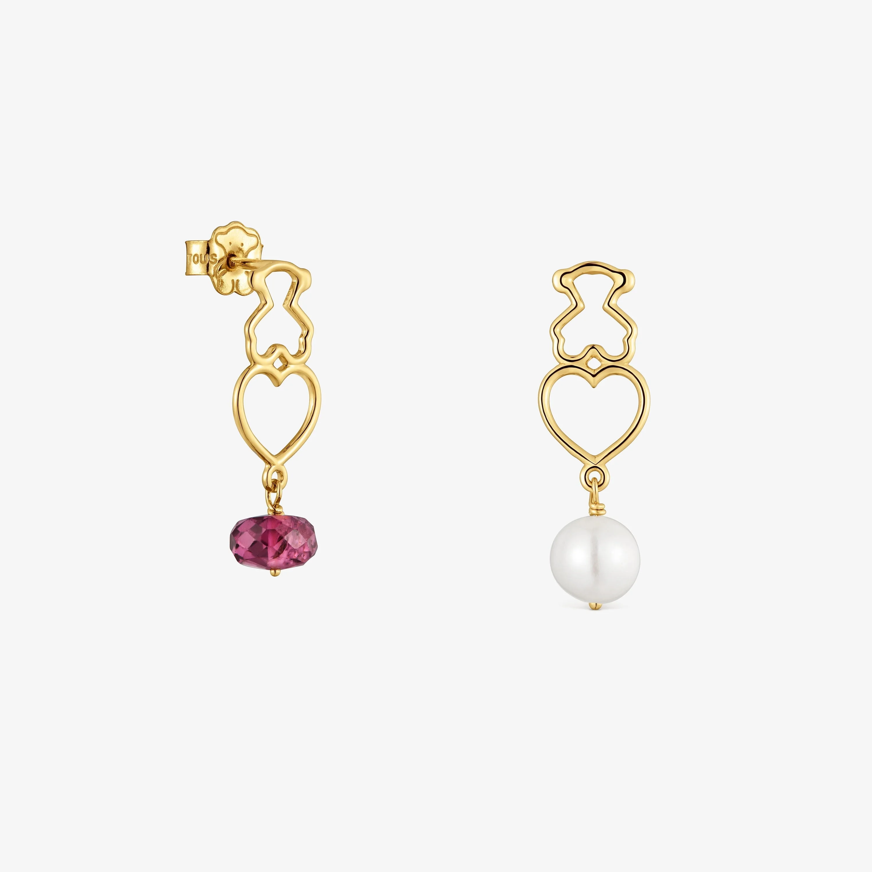 9kt gold Short earrings with gemstones TOUS Silueta - 1