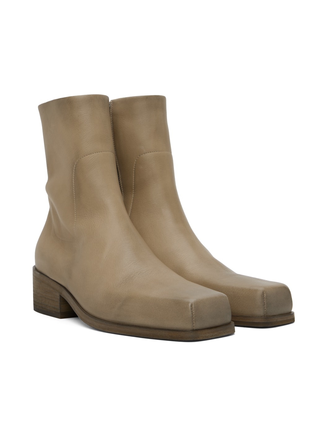 Taupe Cassello Boots - 4