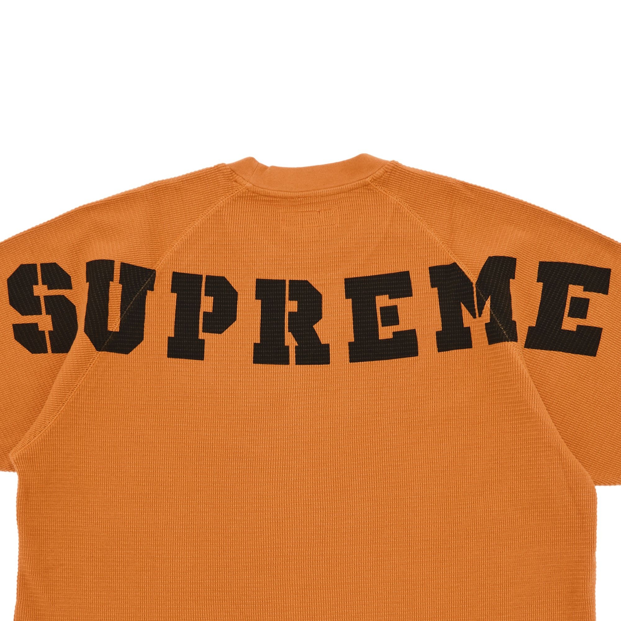 Supreme Stencil Thermal Short-Sleeve Top 'Orange' - 3