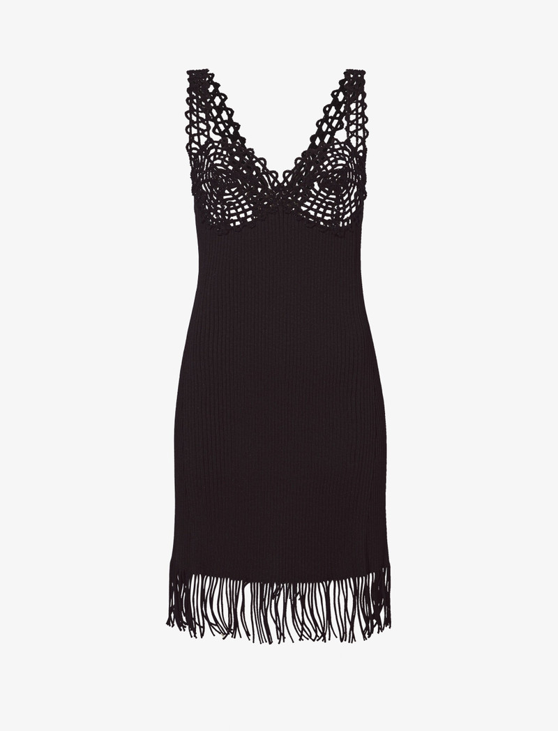 Rib Knit Lace Dress 1