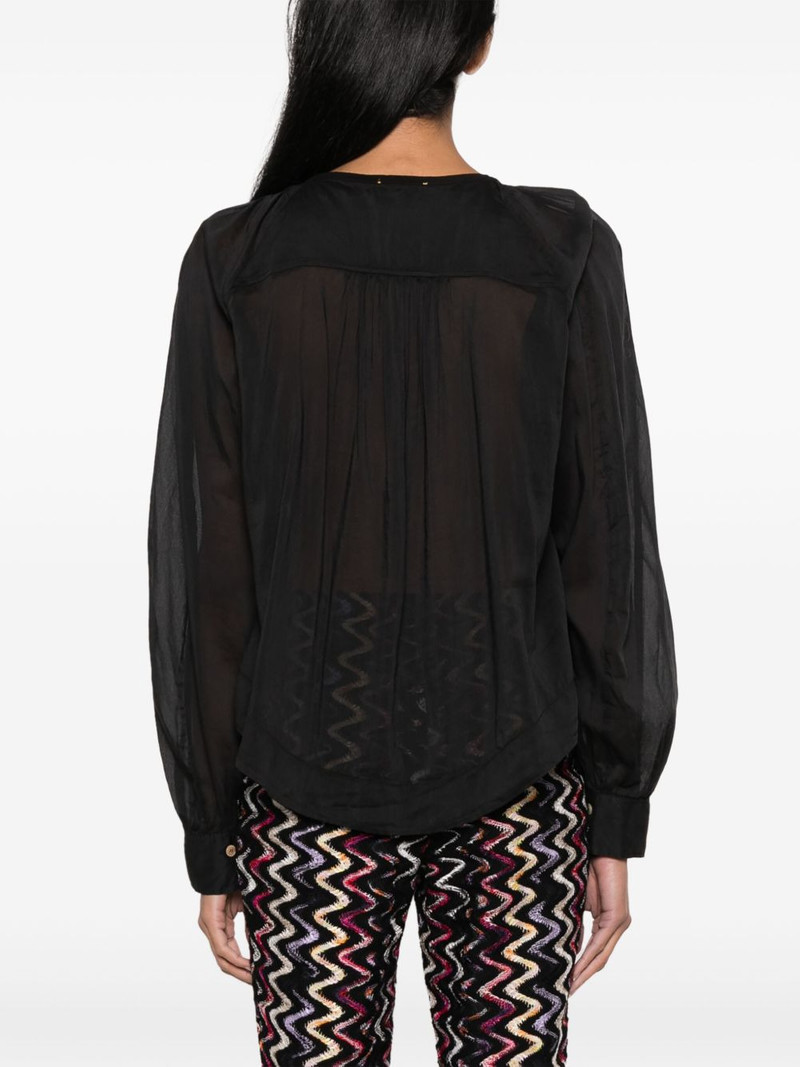 gathered voile blouse 4