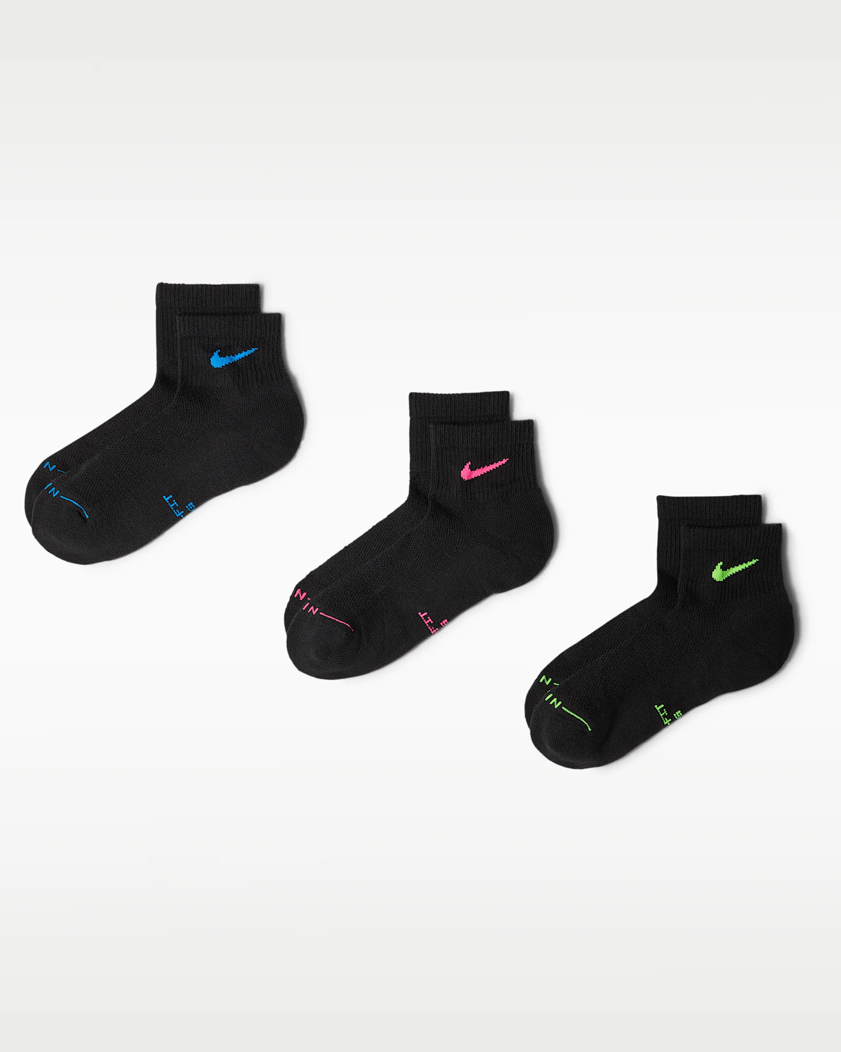 Nike Everyday Elevated Ankle Socks (3 Pairs) - 1