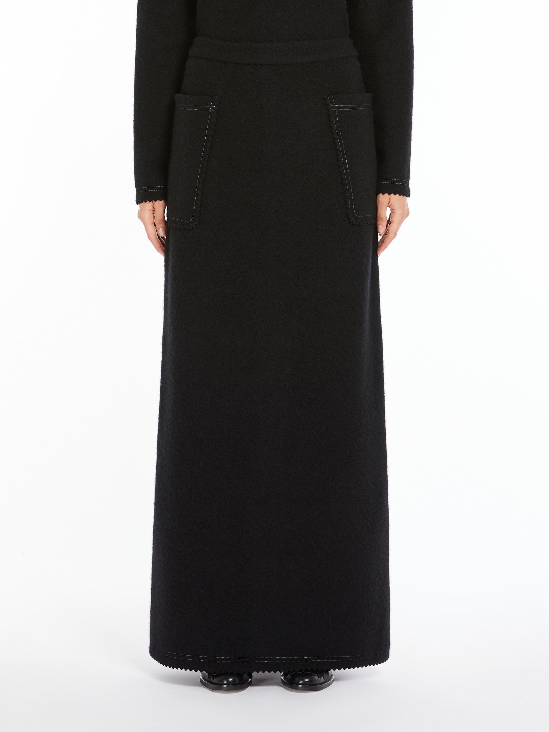 GALOSCE Wool and cashmere long skirt - 3