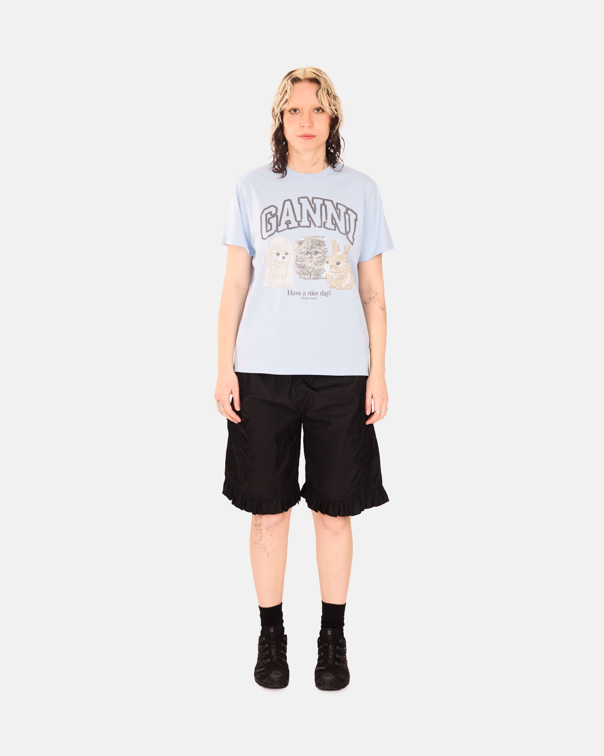 Basic Cotton Jersey Animals Relaxed T-shirt - 2